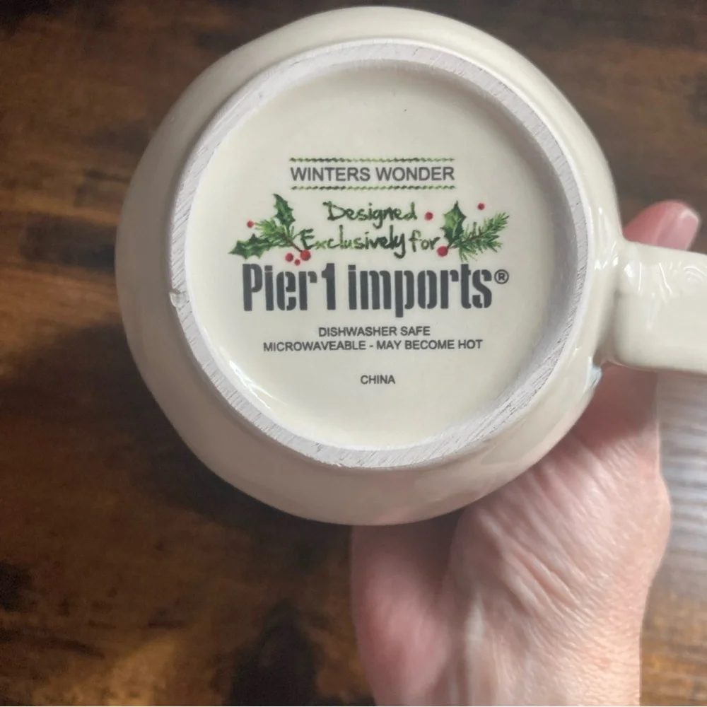 Pier One  Winter's Wonder Mug Mint Condition